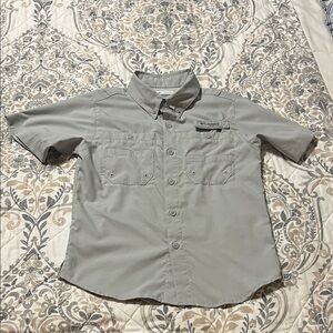 Columbia Kids' Gray Button Down Shirt